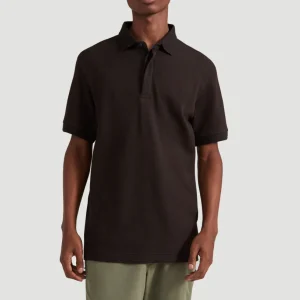 Hybrid Waffle Polo Shirt | BlackOut - A