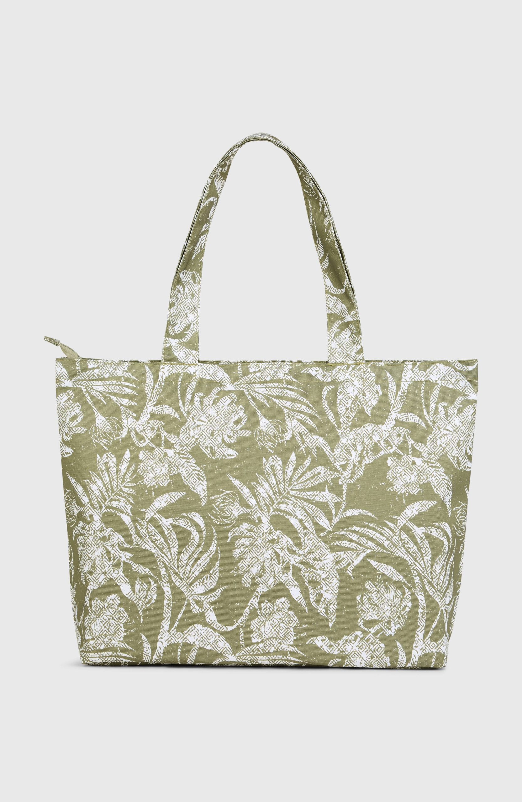 Coastal Print totebag | Green Textured Jungle - Afbeelding 4