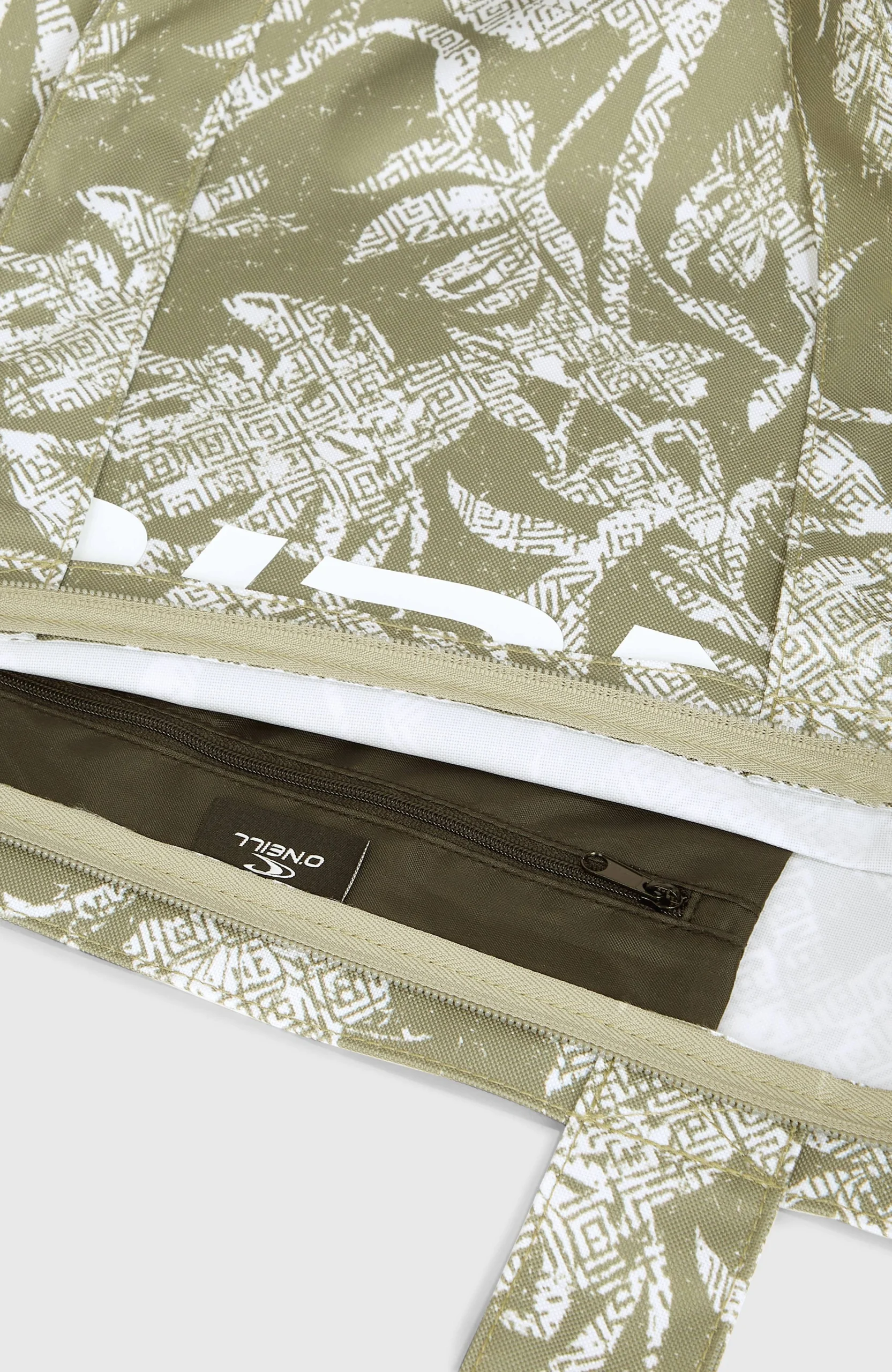 Coastal Print totebag | Green Textured Jungle - Afbeelding 5