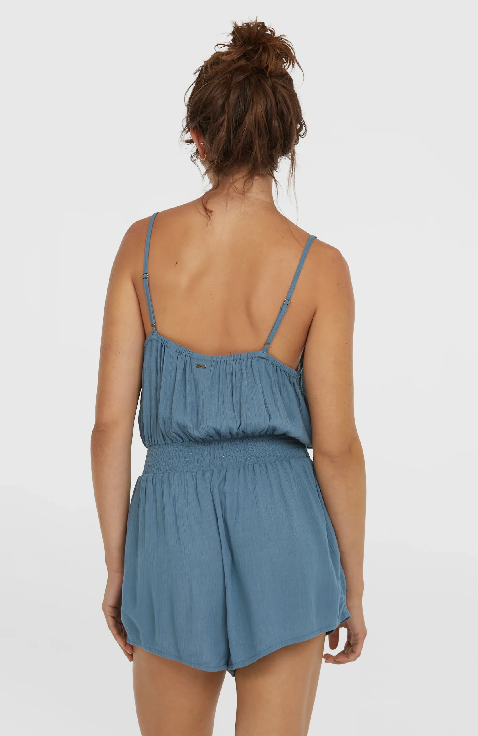Playsuit met knoopsluiting en dunne bandjes | Copen Blue - Afbeelding 6