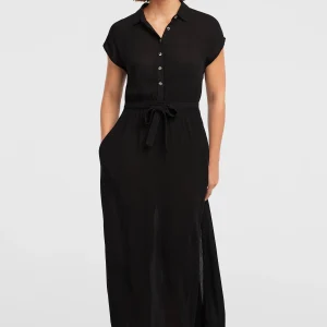Lori Maxi overhemdjurk | Black Out