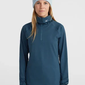 Hydrowick fleecetrui met halve rits | Alma Steel