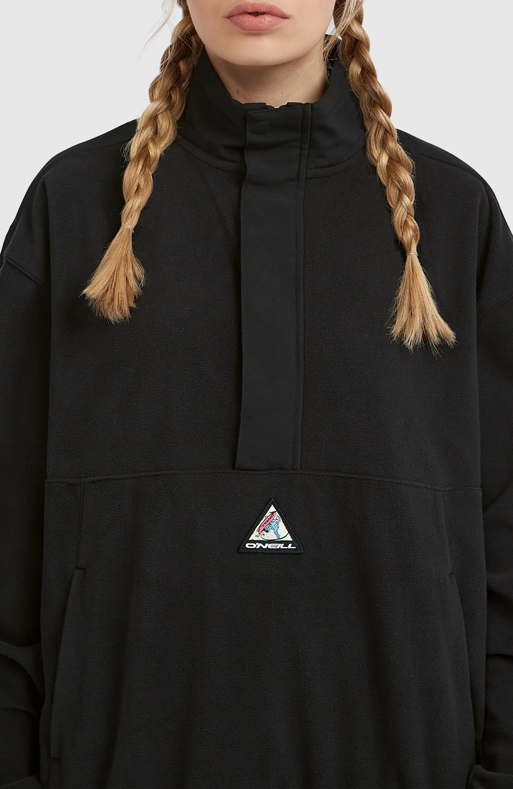 FWC'Play Polartec® fleecetrui met hoge rits | Black Out - Afbeelding 8