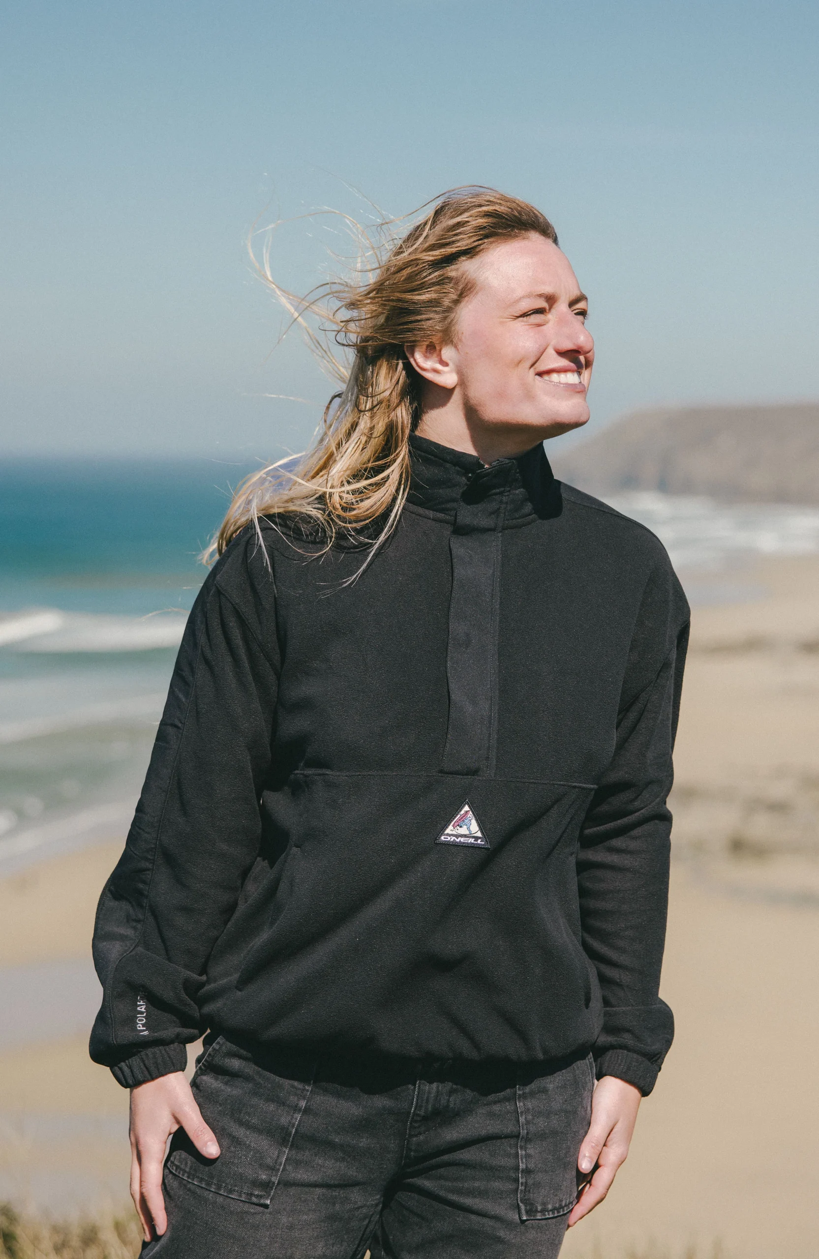 FWC'Play Polartec® fleecetrui met hoge rits | Black Out - Afbeelding 6