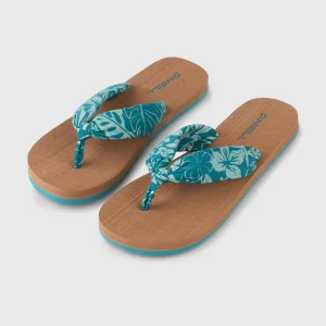 Ditsy Sun slippers | Green Island Sky