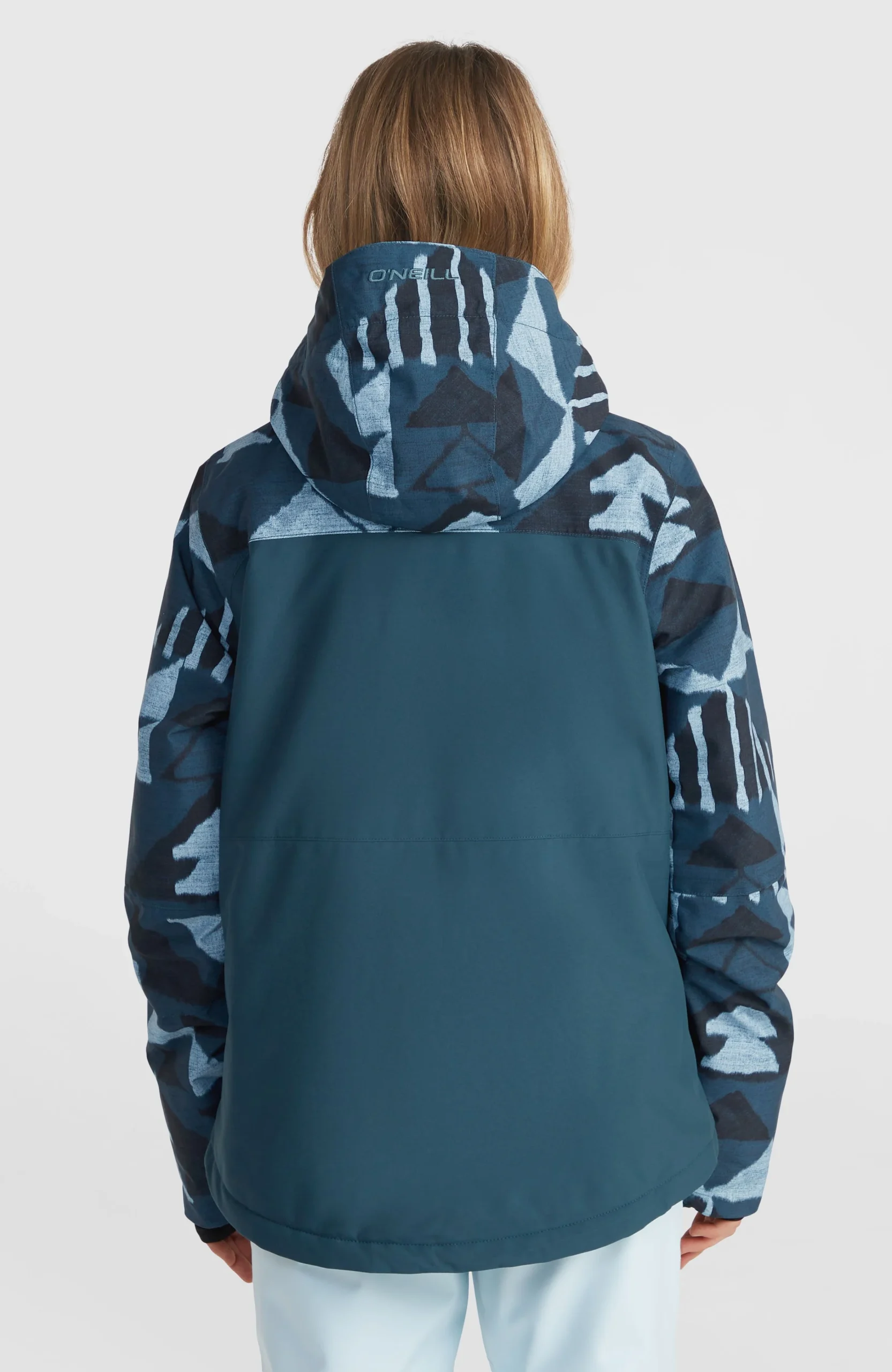 Aplite Plus wintersportjas | Blue Triangle Ikat - Afbeelding 7
