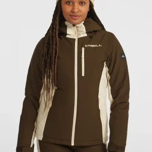 FWC'Cruz Duo wintersportjas | Coffee Bean Colour Block