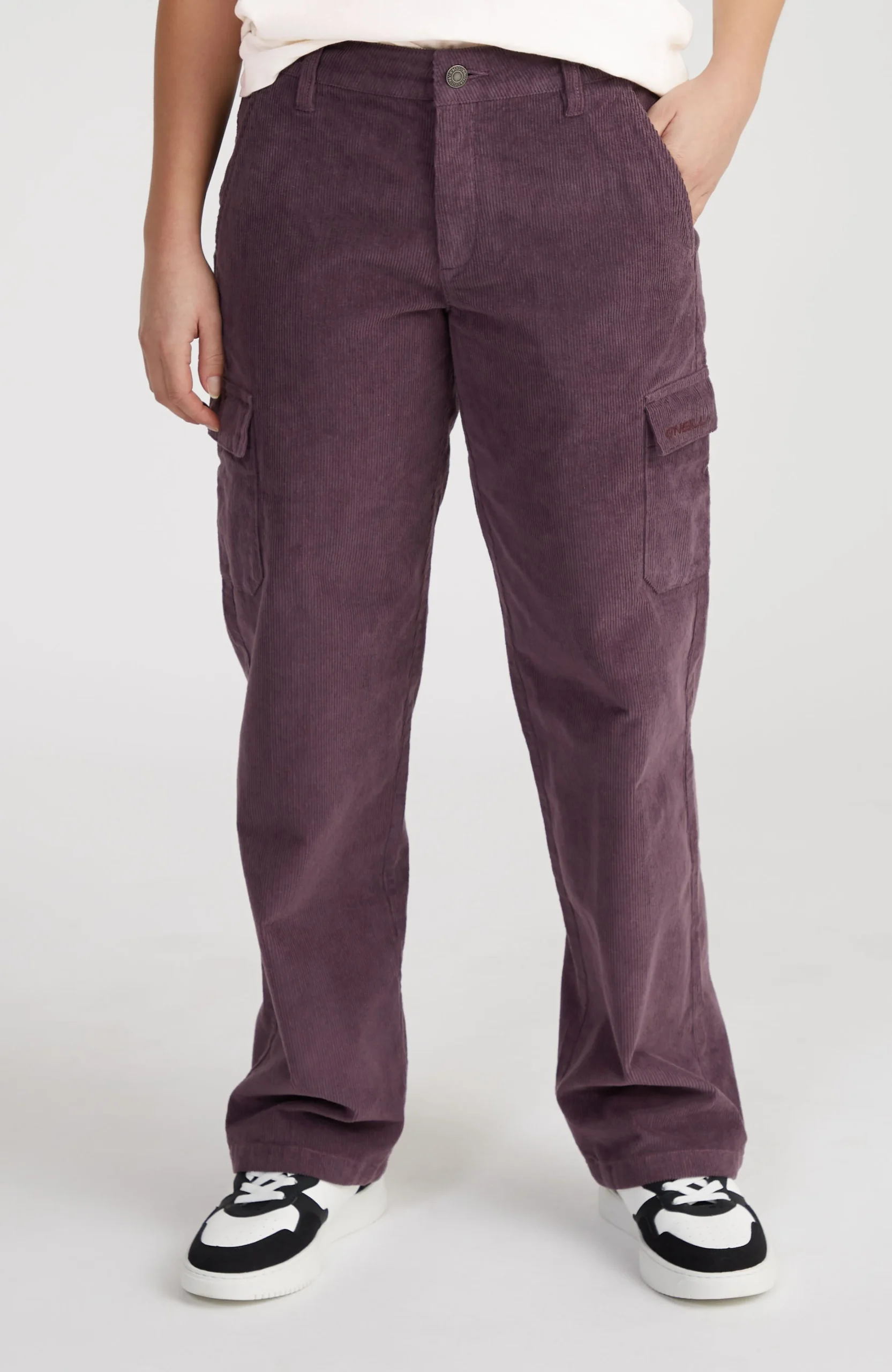 Surf Heroes Cord cargobroek | Mauve Miracle - Afbeelding 4