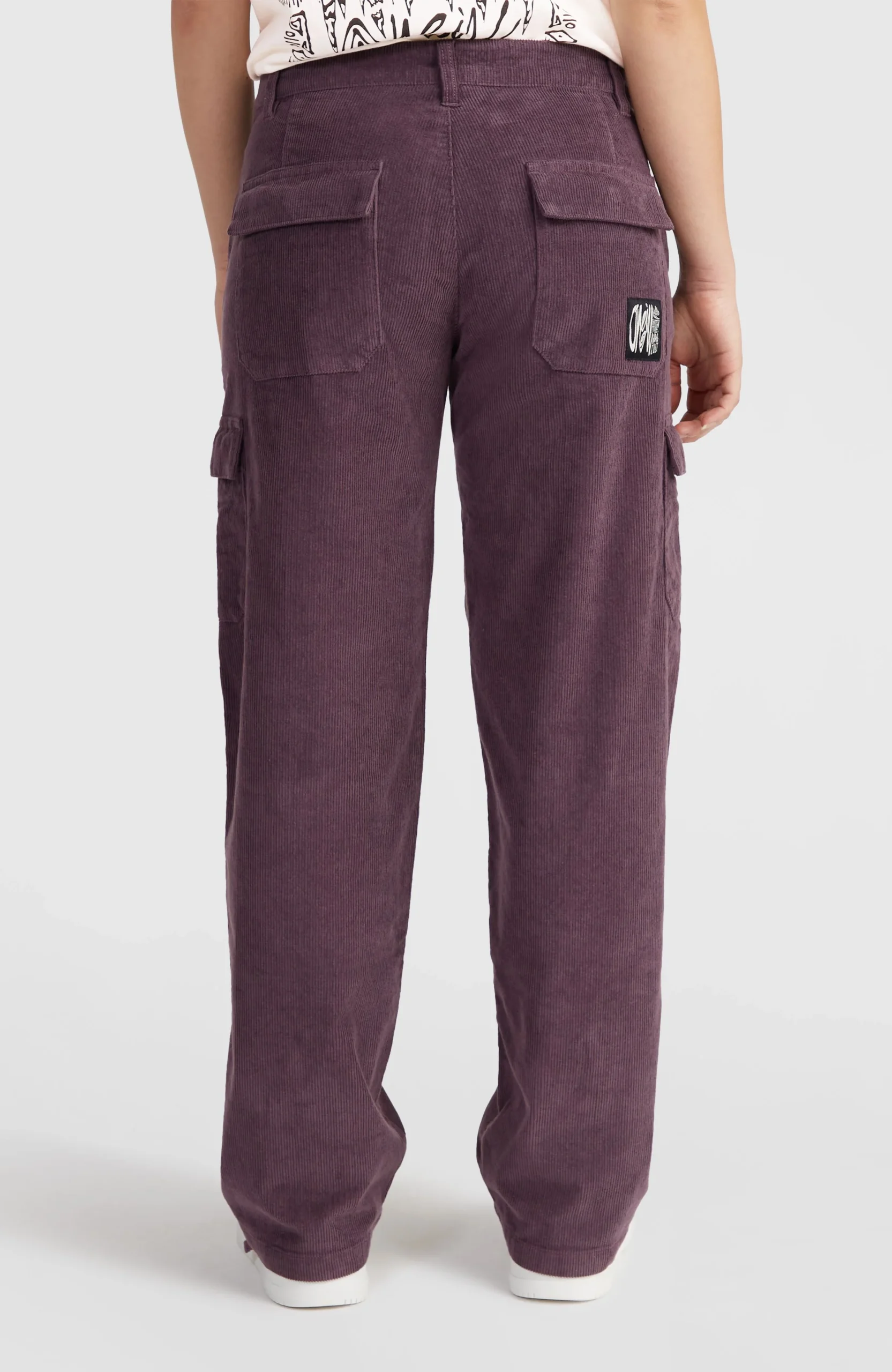 Surf Heroes Cord cargobroek | Mauve Miracle - Afbeelding 7