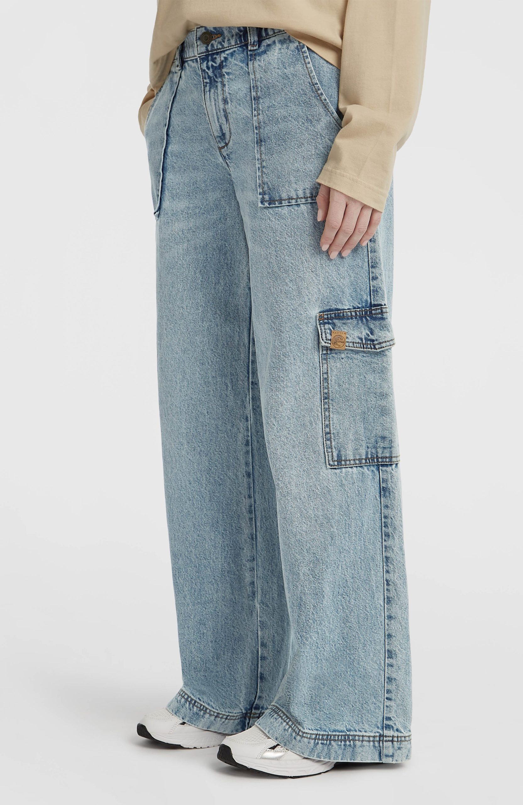 O'Riginals Denim cargobroek | Denim Blue - Afbeelding 4