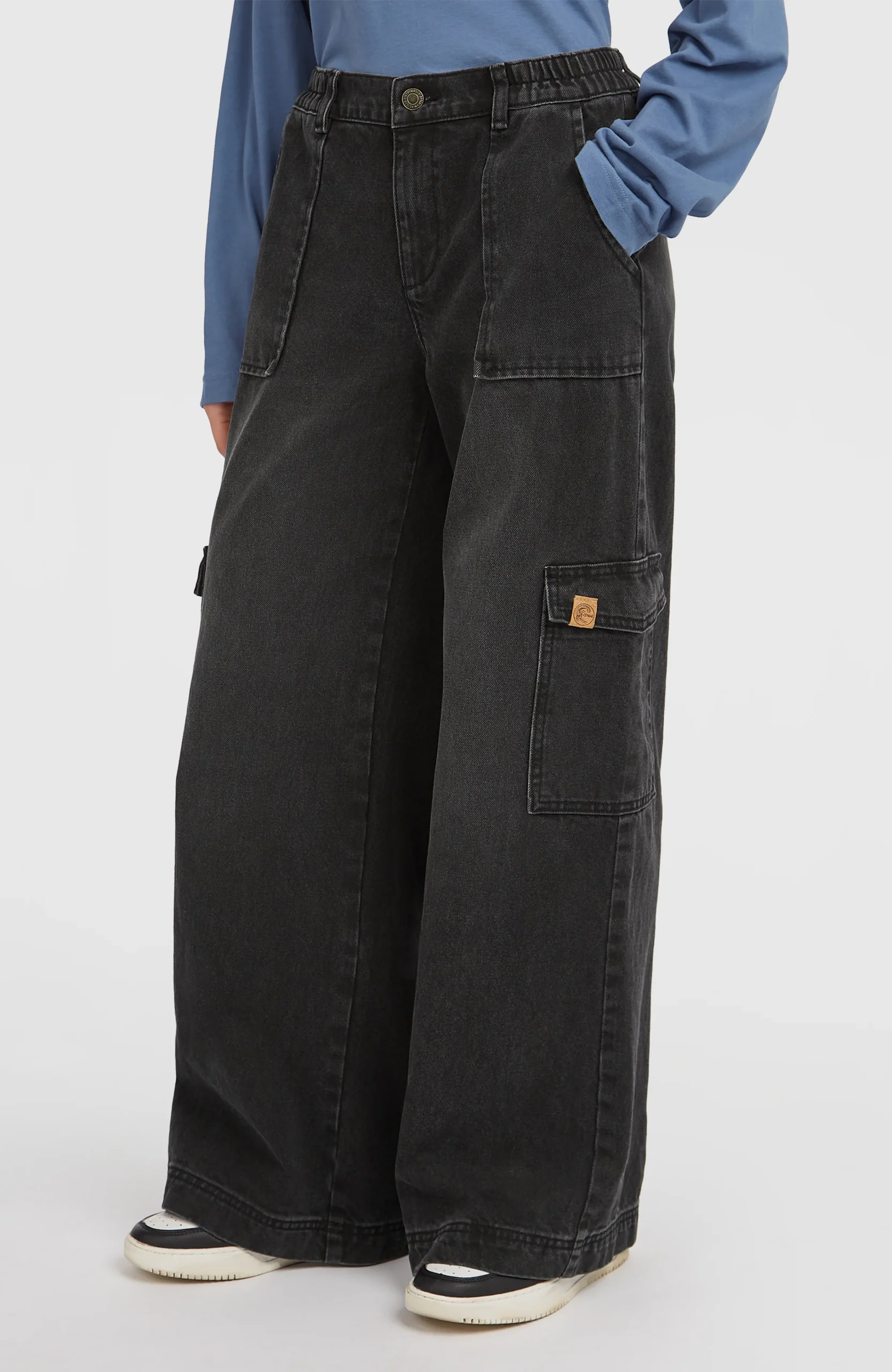 O'Riginals Denim cargobroek | Black Out - Afbeelding 5