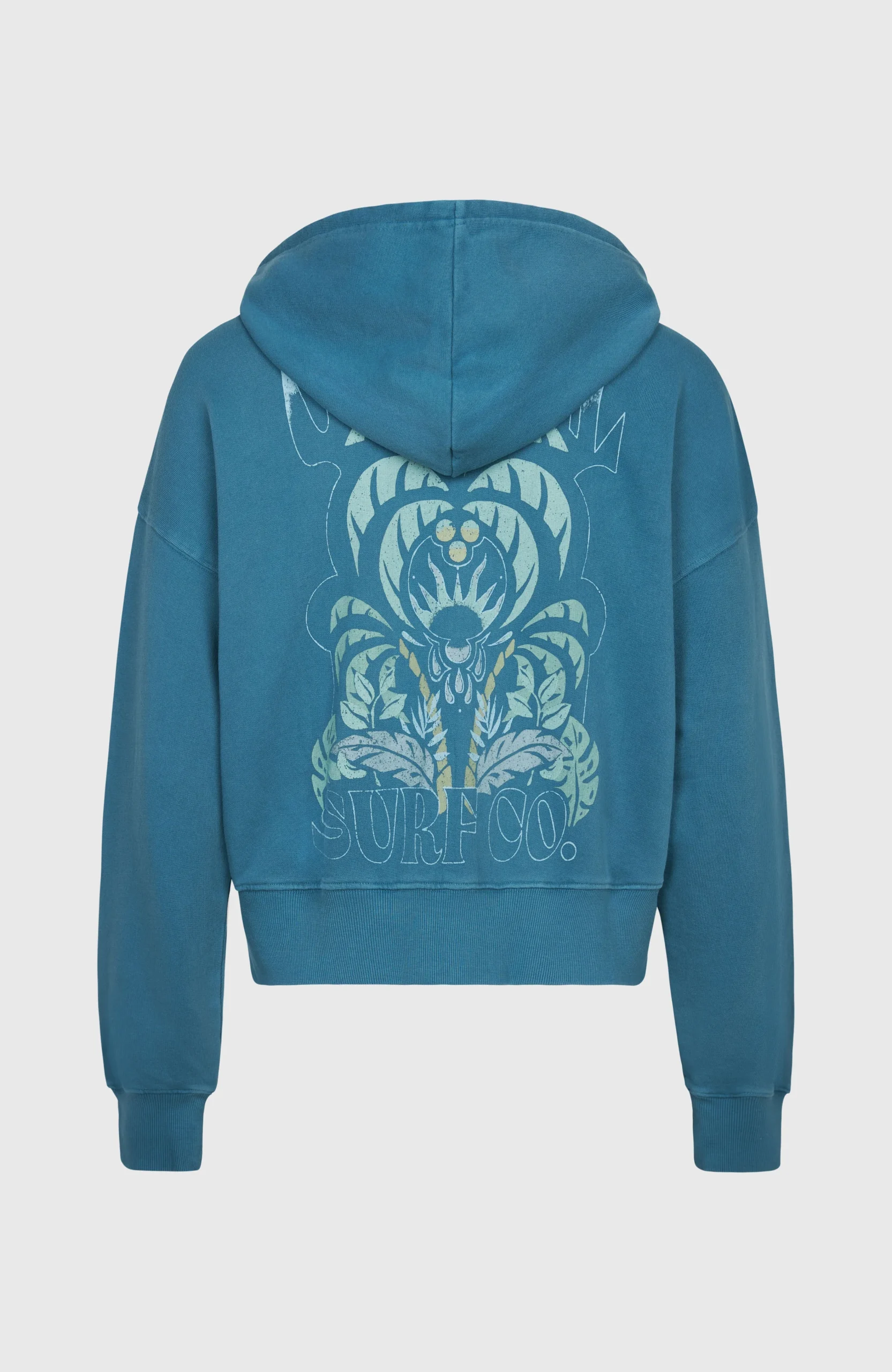 Beach Vintage capuchonvest met volledige rits | Copen Blue - Afbeelding 8