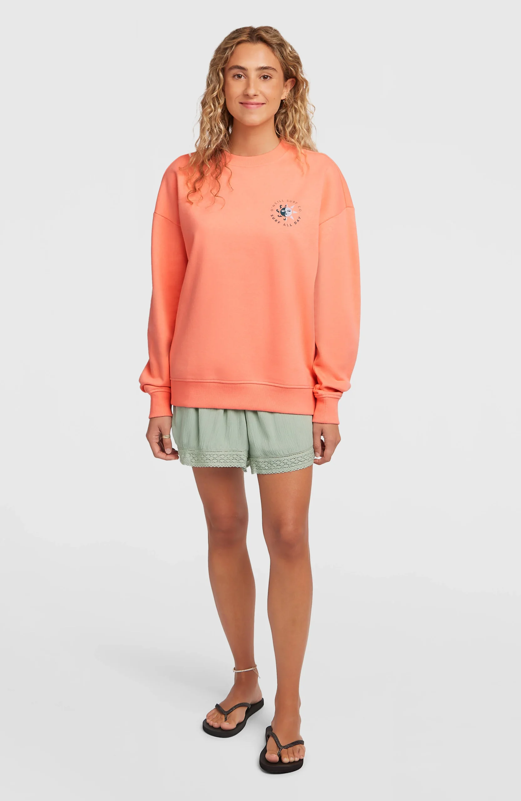 Summer Musthave Crewneck sweater | Funky Peach - Afbeelding 6
