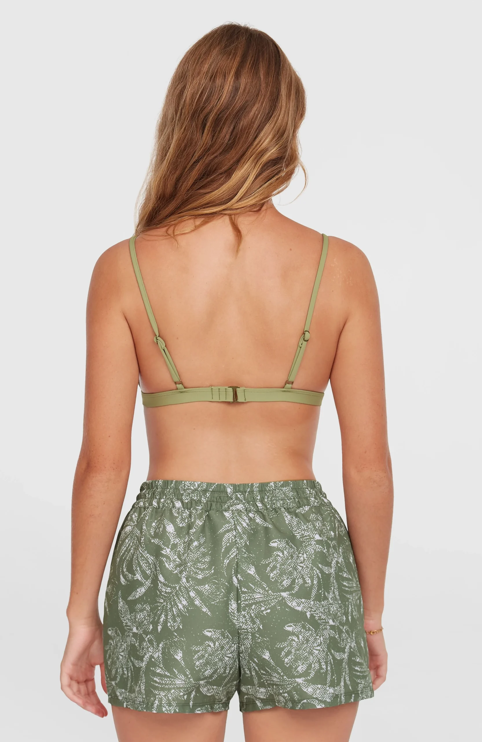 Essentials Print 12'' zwembroek | Green Textured Jungle - Afbeelding 4