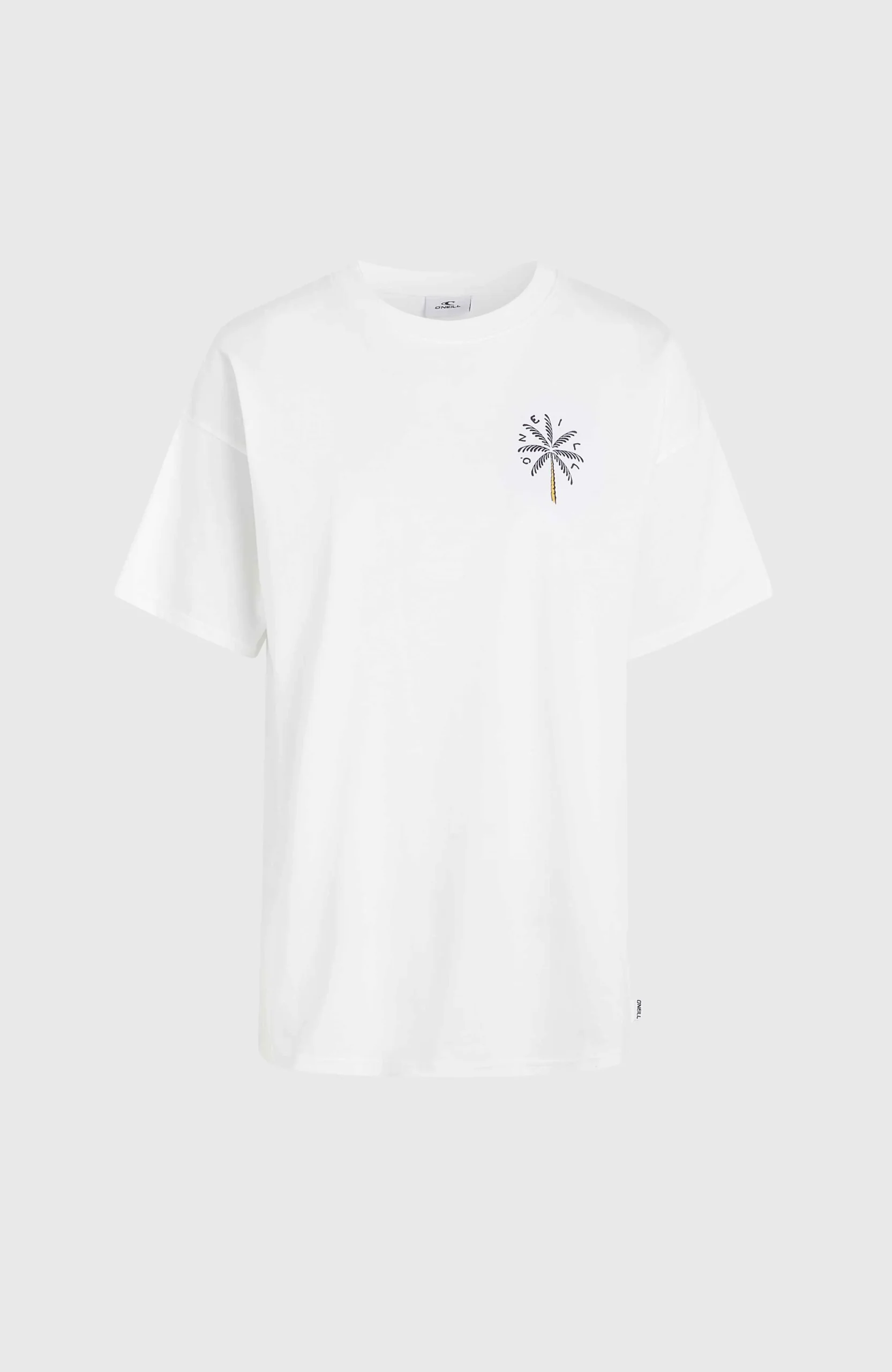 O'Neill Beach Vintage High On Tides T-shirt | Snow White - Afbeelding 7