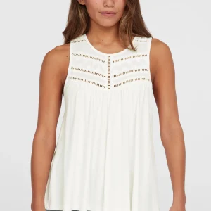Essentials Tokeena tanktop met borduursel | Snow White