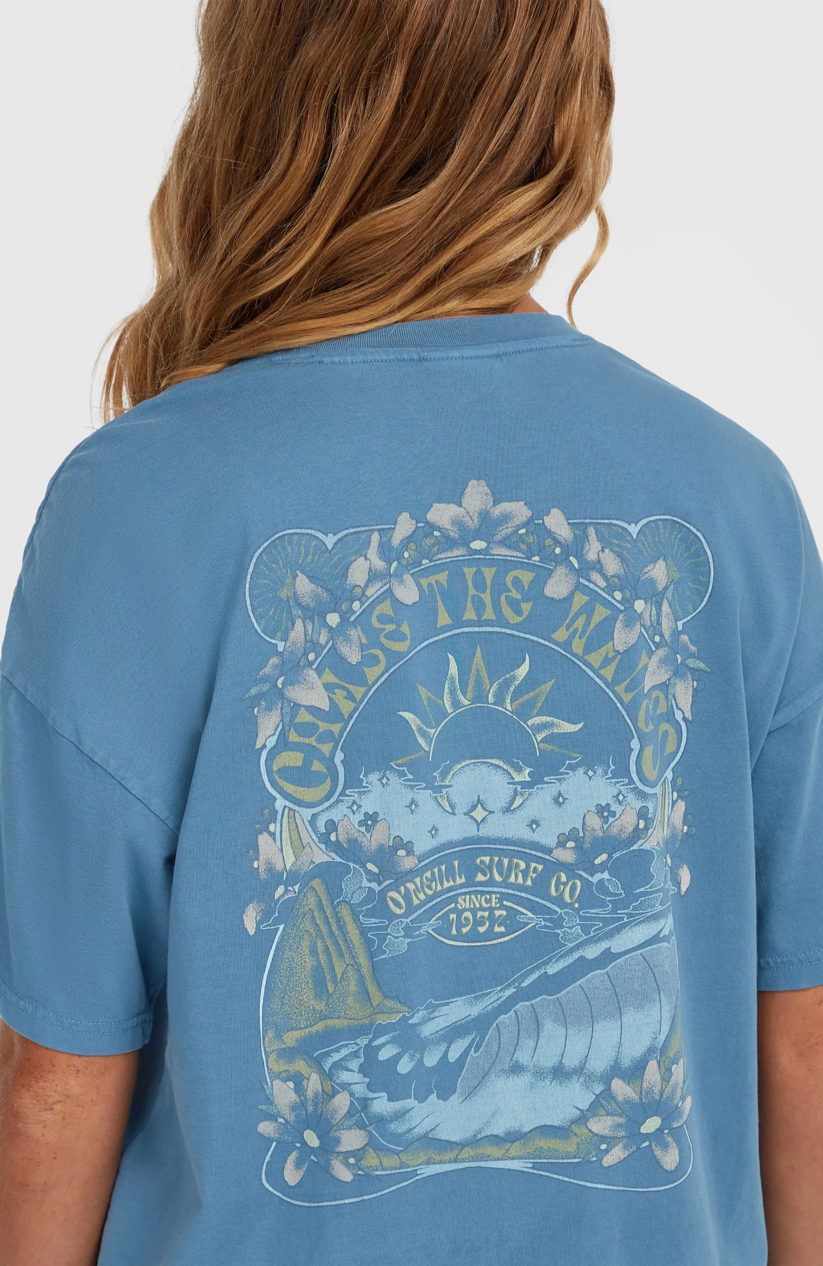 Beach Vintage T-shirt | Copen Blue - Afbeelding 4