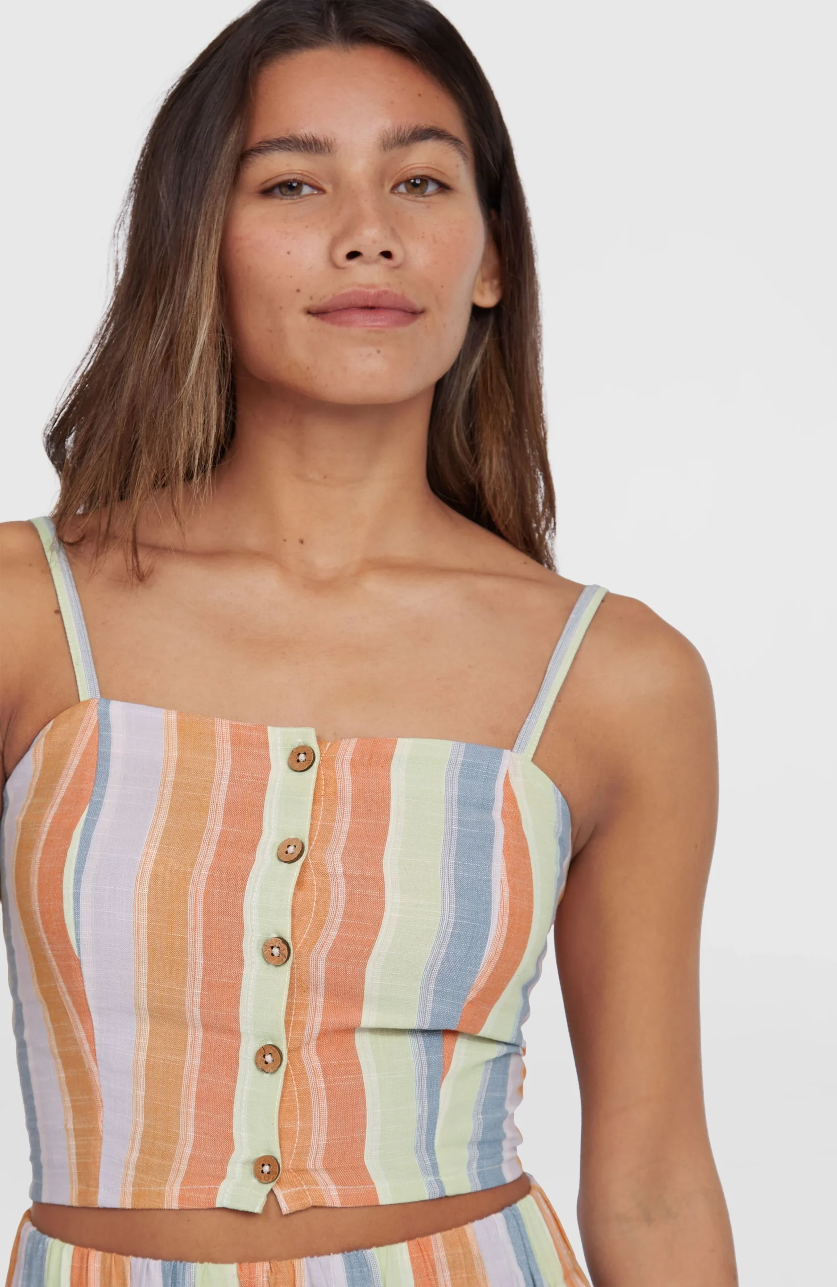 Beach Vintage Cropped top | Vintage Stripe - Afbeelding 4