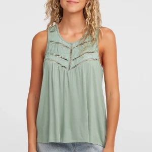 Essentials Tokeena tanktop met borduursel | Marble Arch