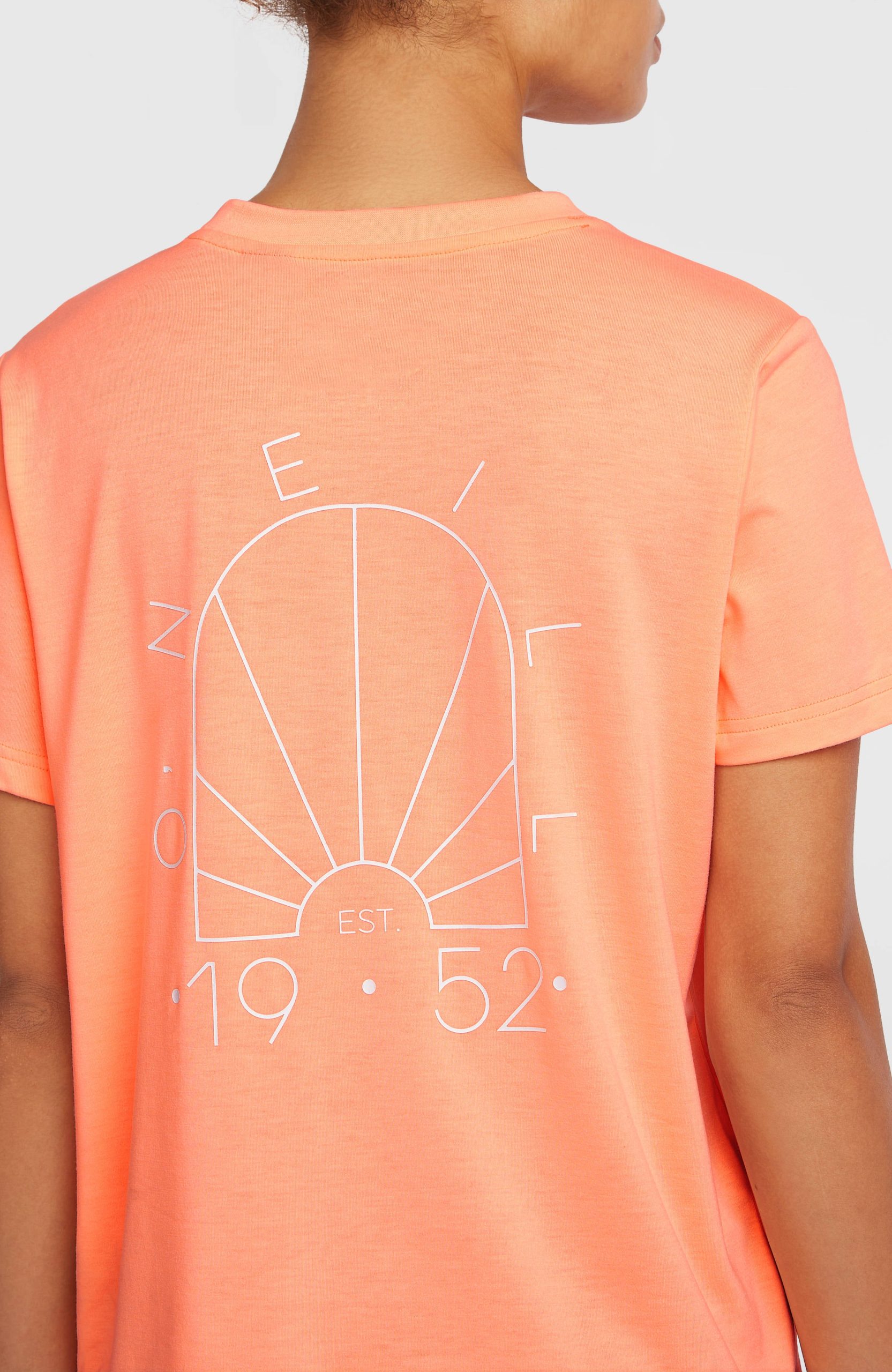 O'Neill Hybrid Polygiene T-shirt | Funky Peach - Afbeelding 3
