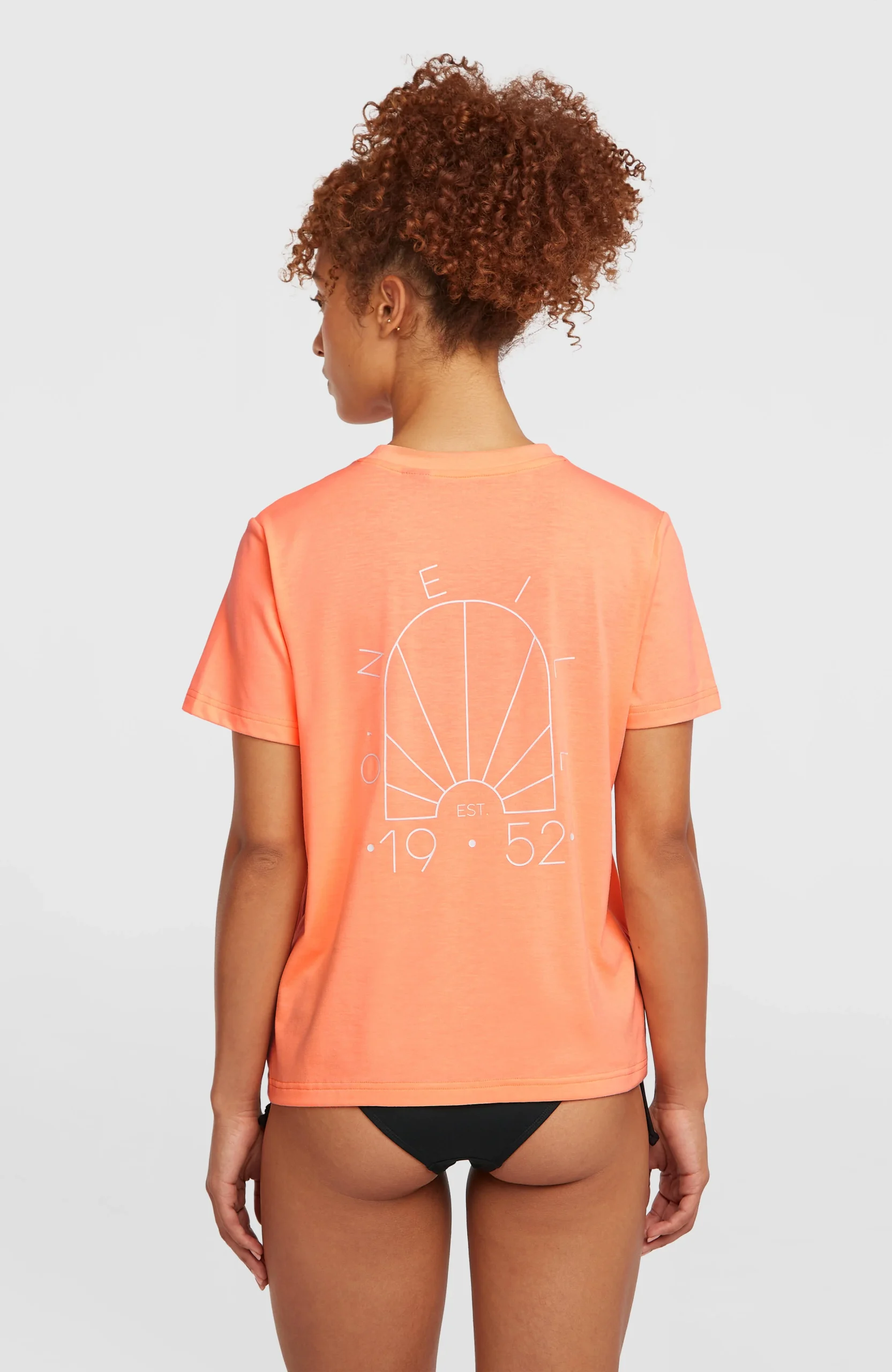 O'Neill Hybrid Polygiene T-shirt | Funky Peach - Afbeelding 4