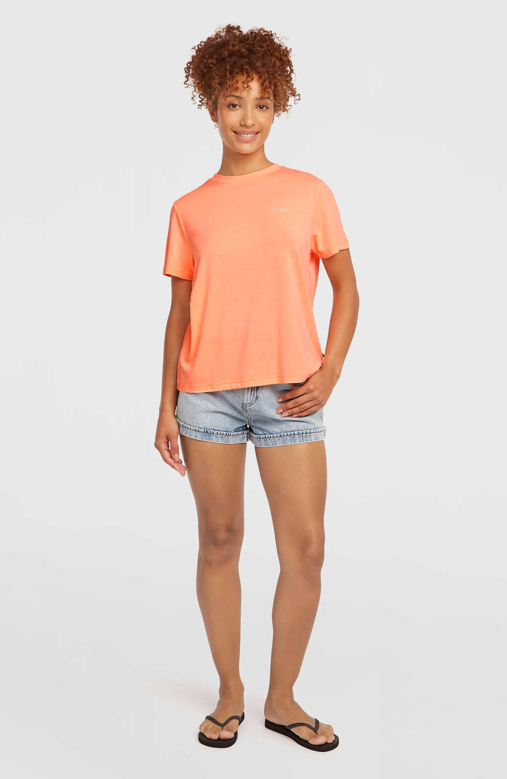 O'Neill Hybrid Polygiene T-shirt | Funky Peach - Afbeelding 5