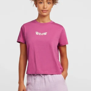 Essentials Script T-shirt | Electric Fuschia