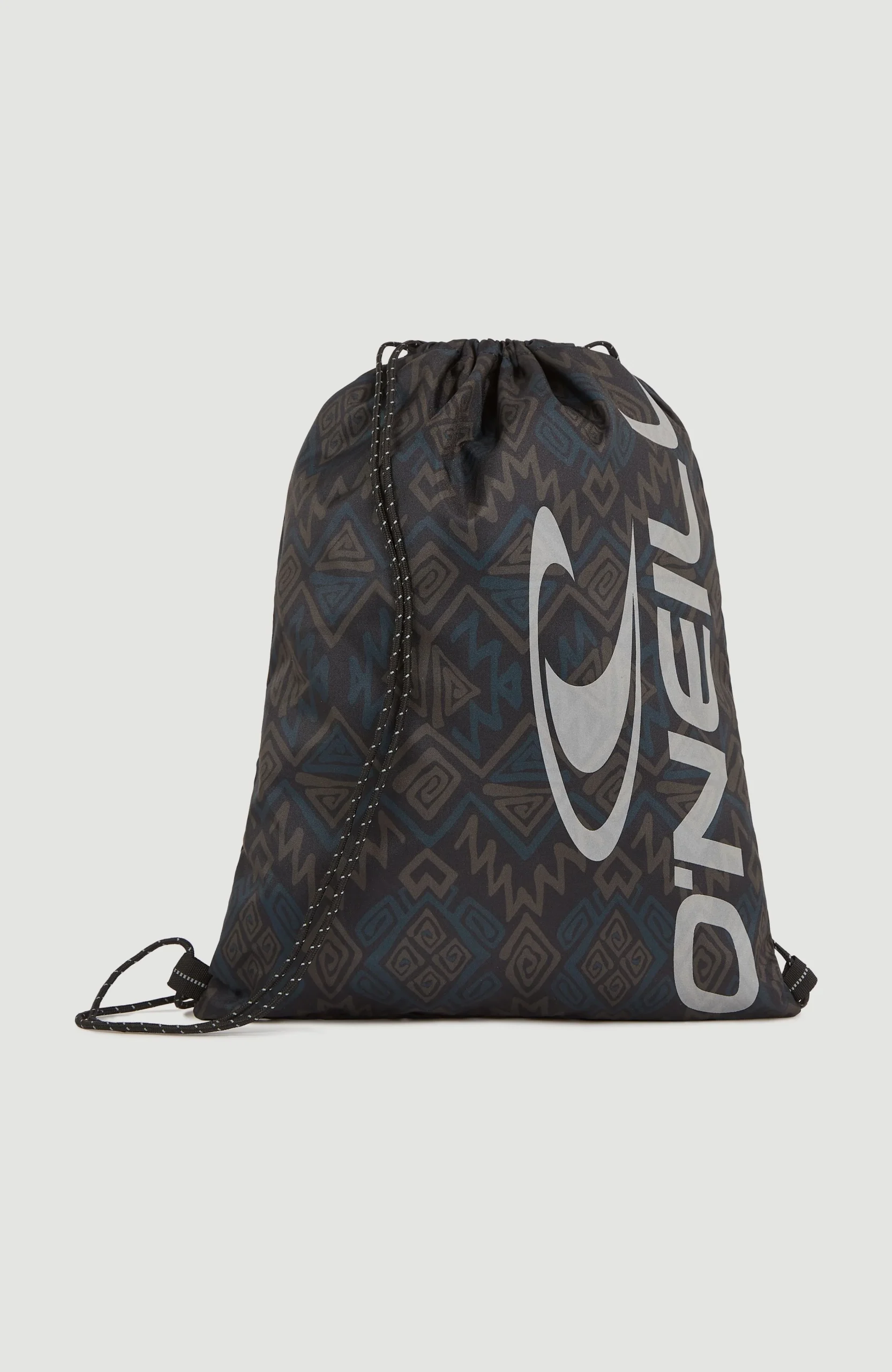 Gym bag | Black Retro Ikat - Afbeelding 2