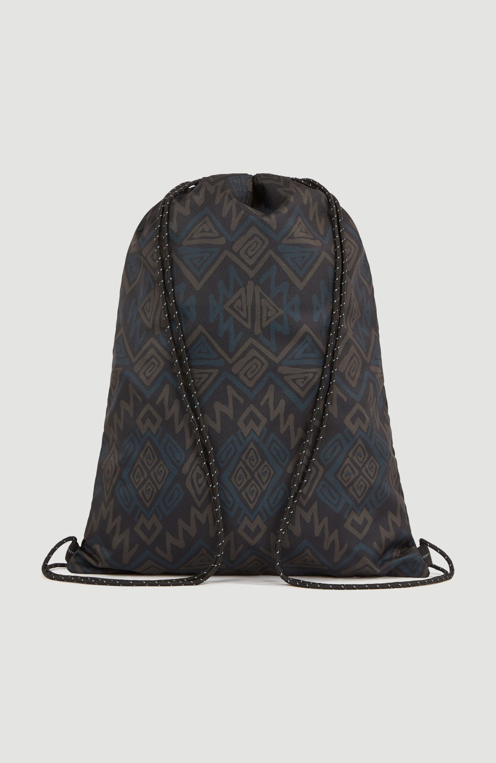 Gym bag | Black Retro Ikat - Afbeelding 4
