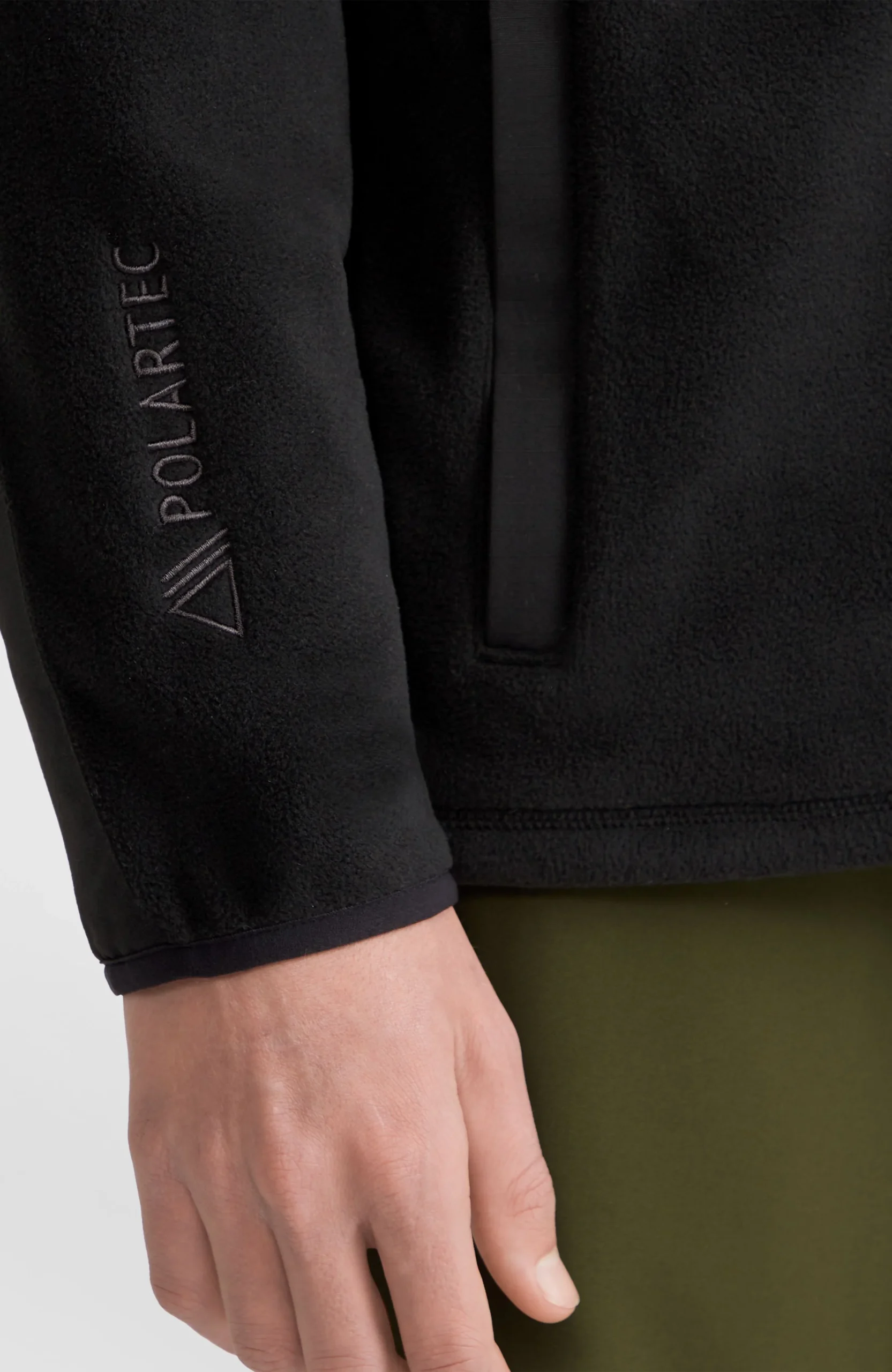 Utility Polartec® 200 fleecevest met volledige rits | Black Out - Afbeelding 3