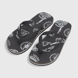 Profile Graphic slippers | Black Mystical