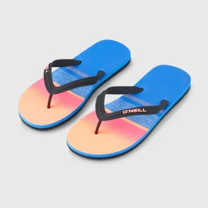 Profile Graphic slippers | Blue Gradient Stripe
