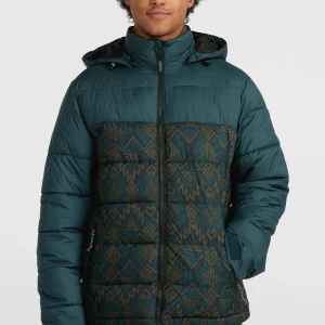 O'Riginals pufferjas | Black Retro Ikat