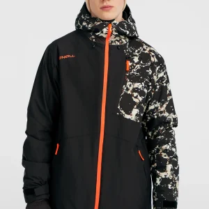 FWC'Cruz Block wintersportjas | Black/Beige Quarry