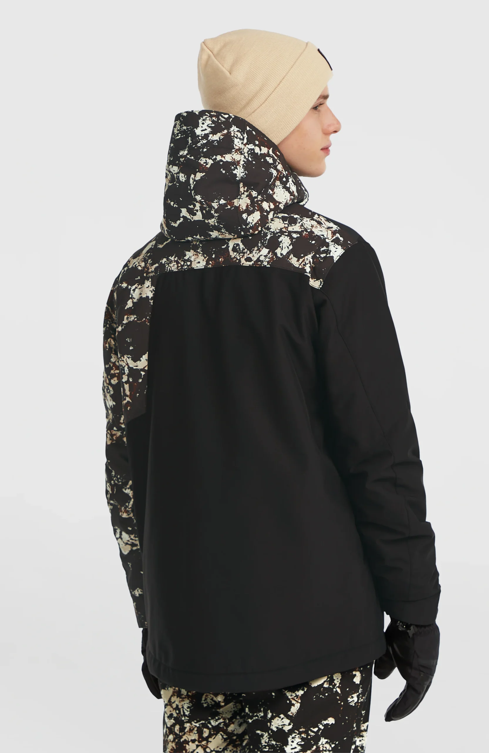 FWC'Cruz Block wintersportjas | Black/Beige Quarry - Afbeelding 7