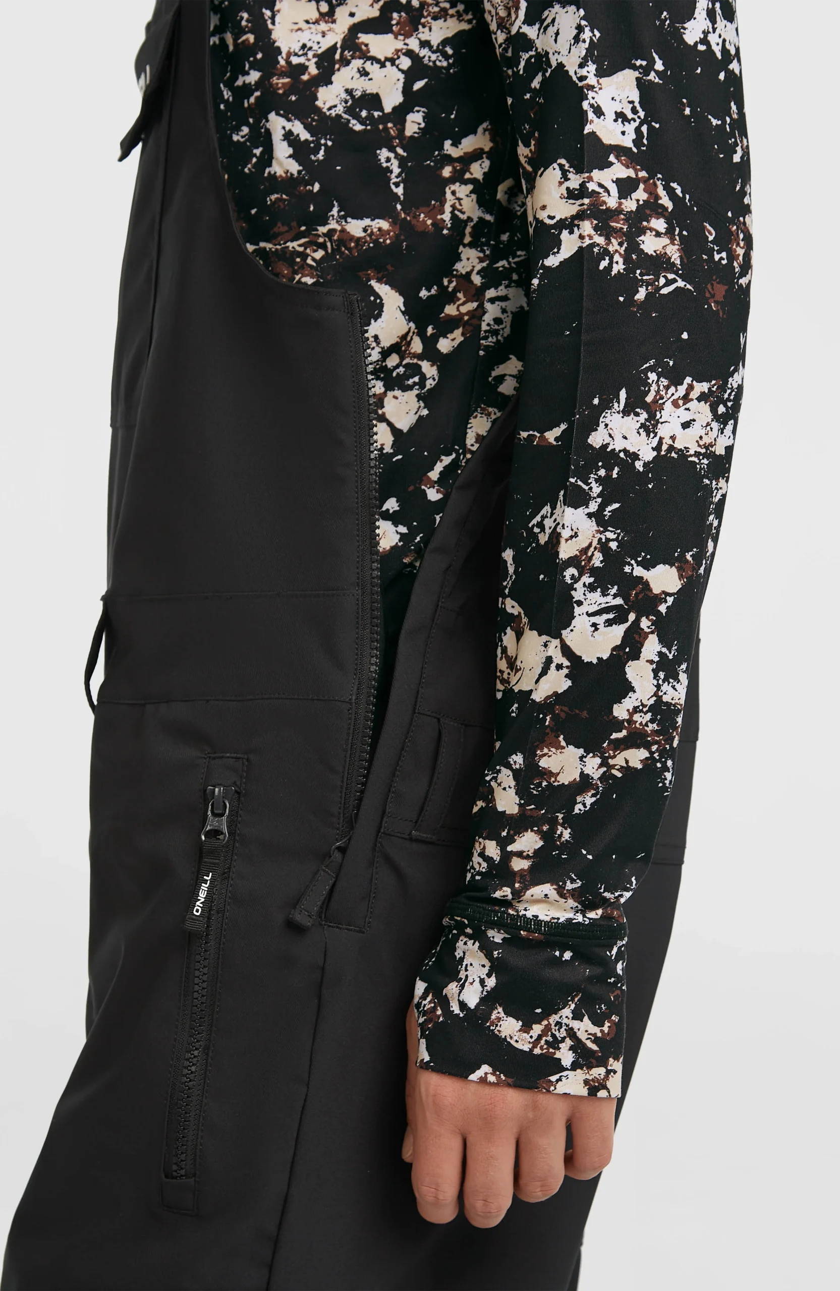 FWC'Peak Bib wintersportbroek | Black Out - Afbeelding 6