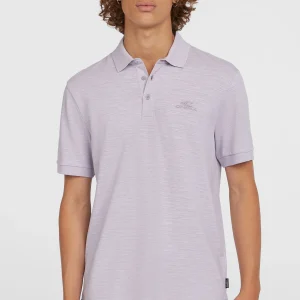 Slub Small Logo polo | Purple Gleam
