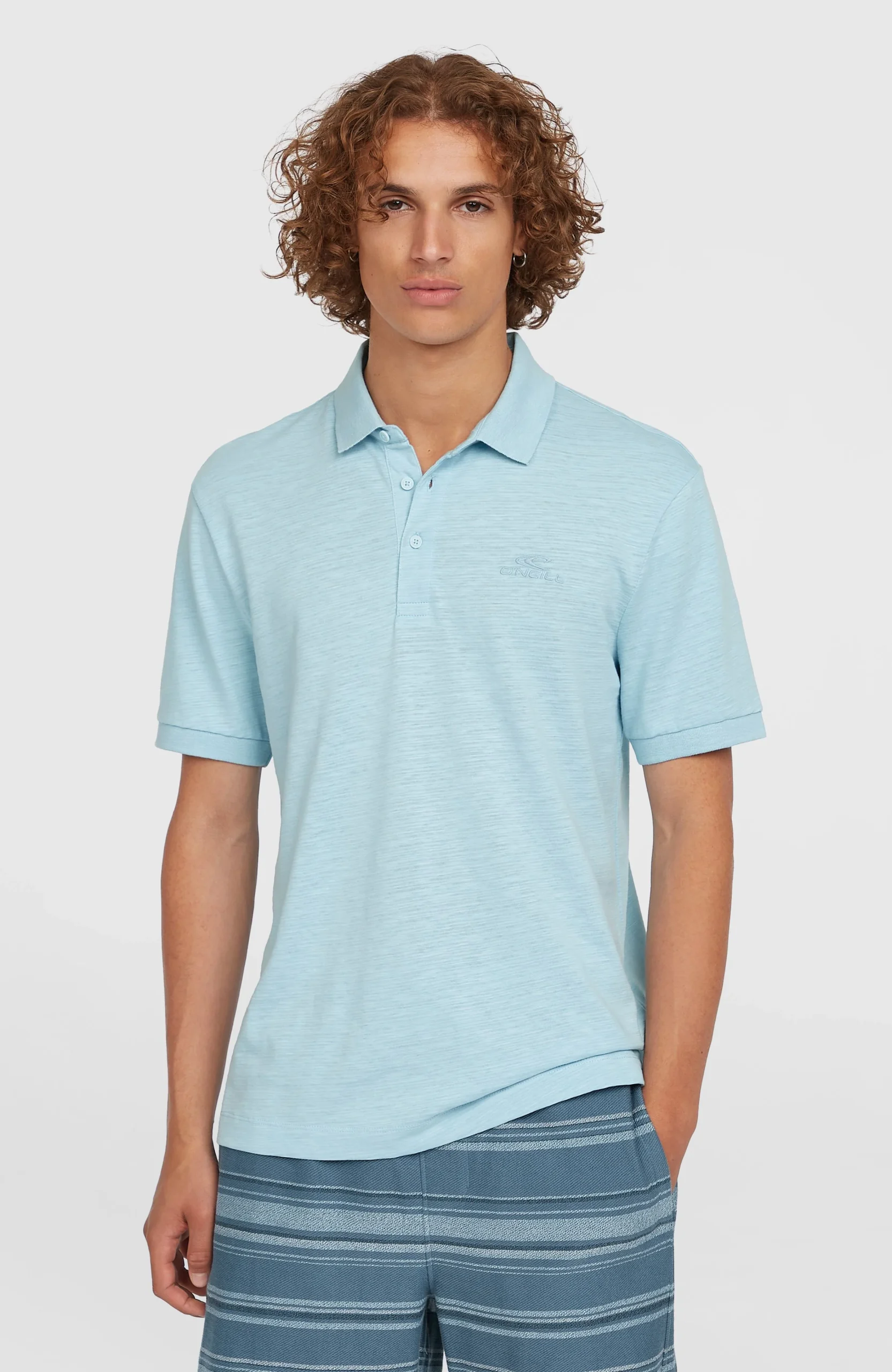 Slub Small Logo polo | Morning Glory - Afbeelding 2