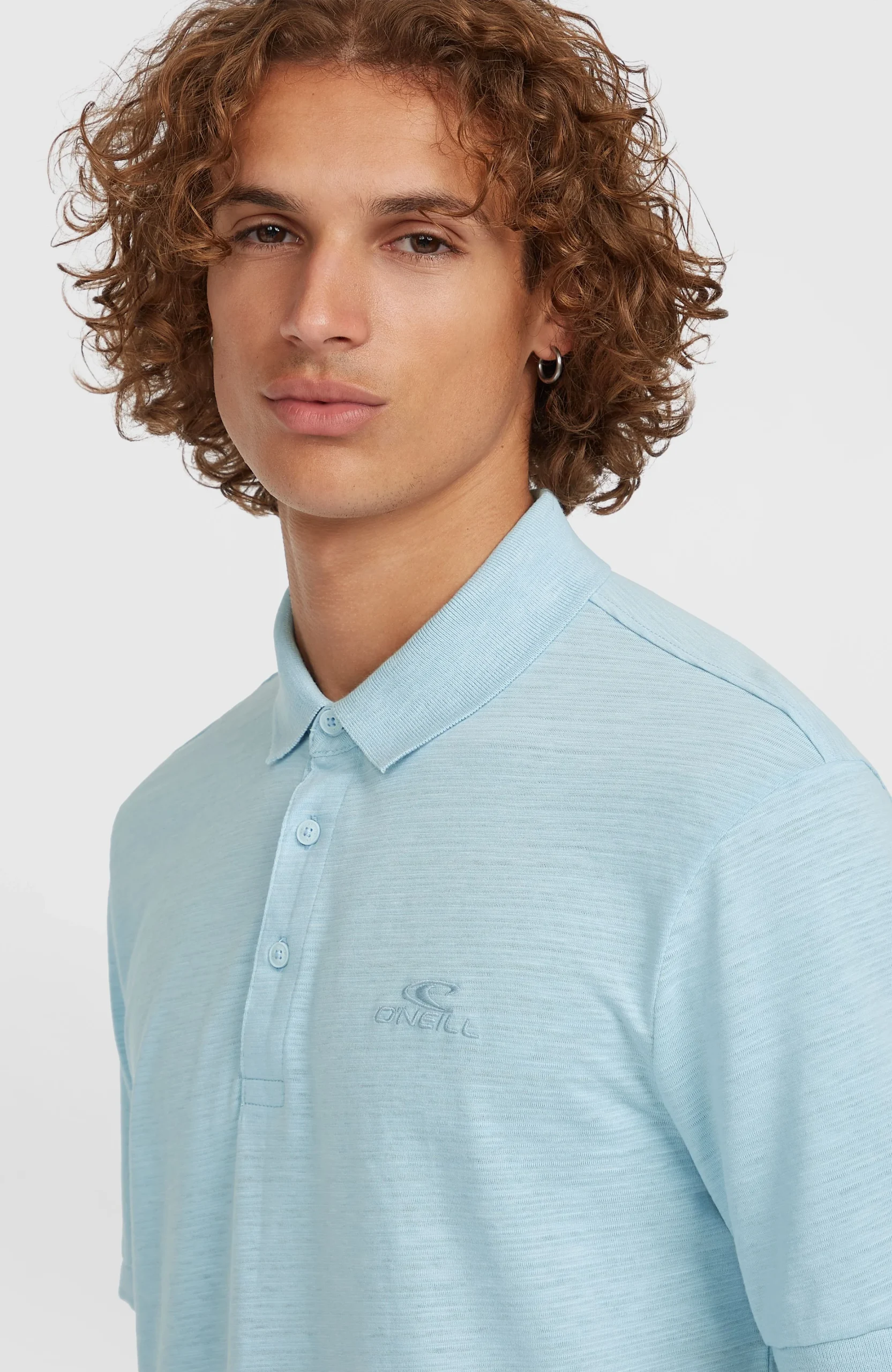 Slub Small Logo polo | Morning Glory - Afbeelding 3