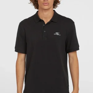 Slub Small Logo polo | Black Out