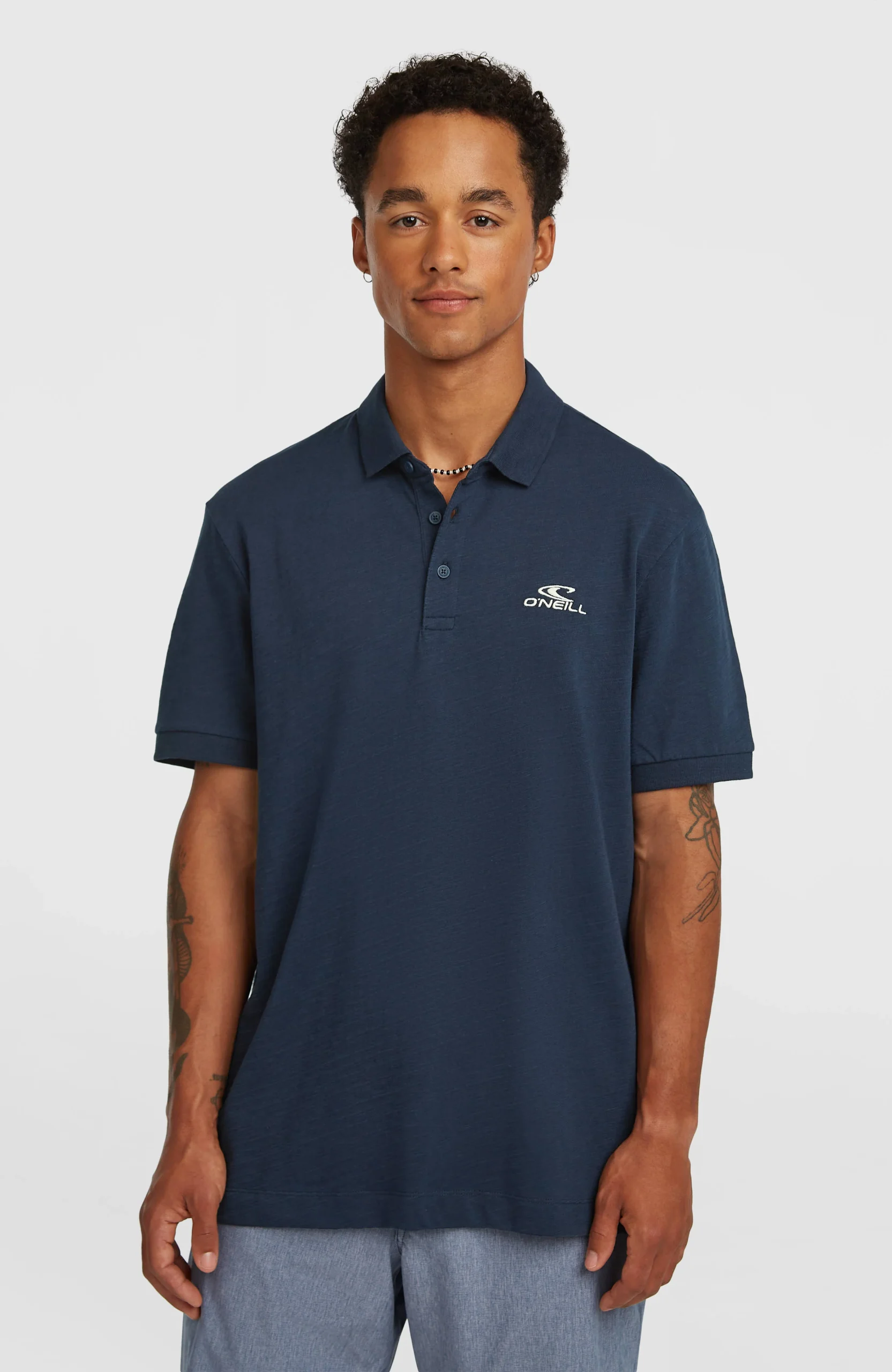 Slub polo | Ink Blue - Afbeelding 2
