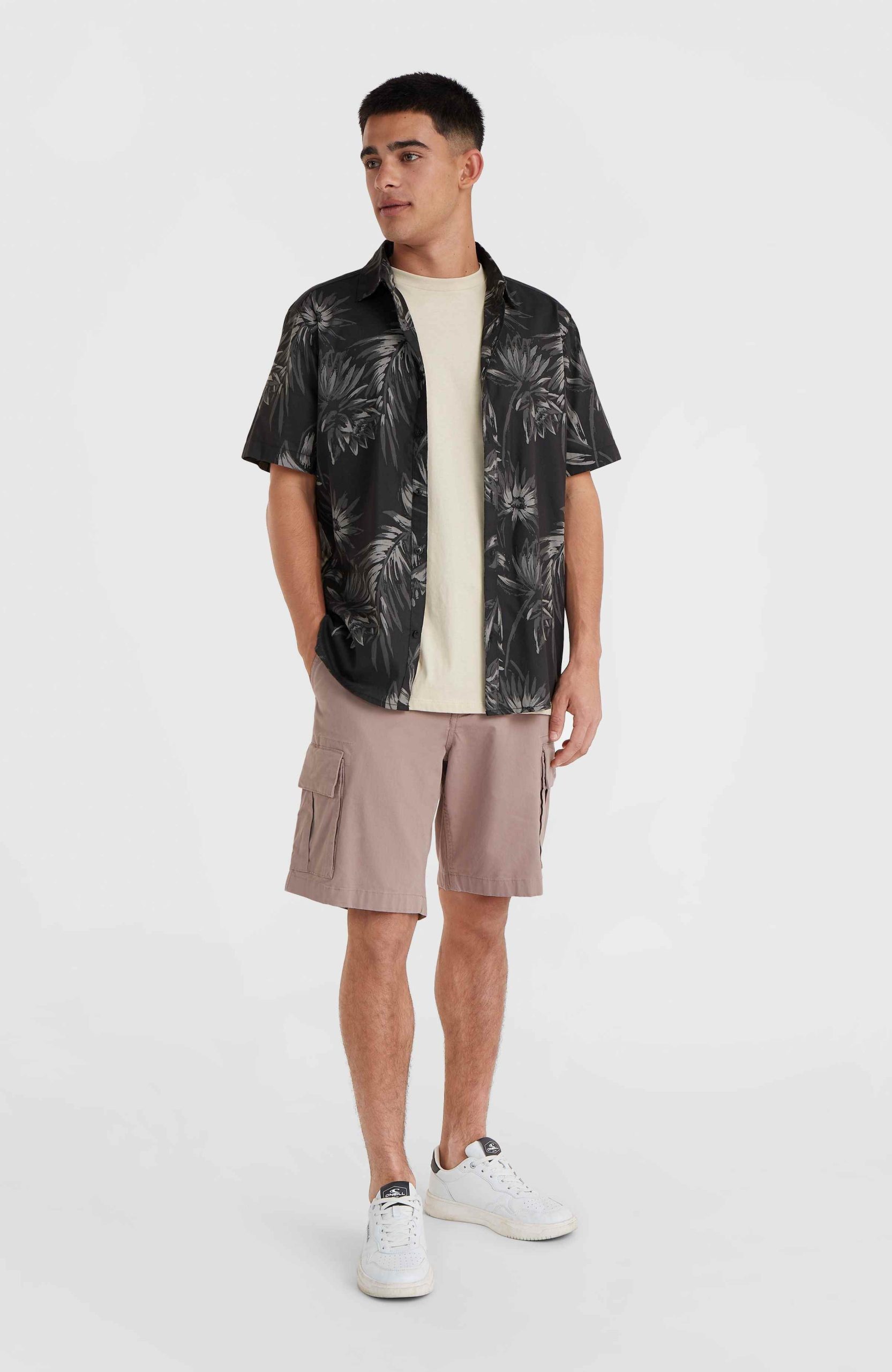 Mix and Match Floral overhemd | Black Tonal Tropican - Afbeelding 6