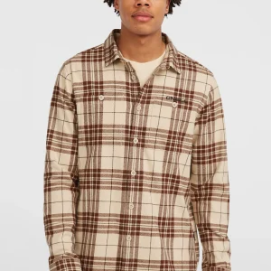 Must-Have flanellen overhemd | Beige Flannel Check