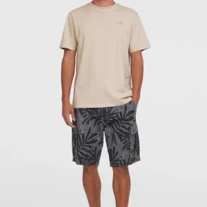 Essentials cargoshort | Black Dipped Leaves