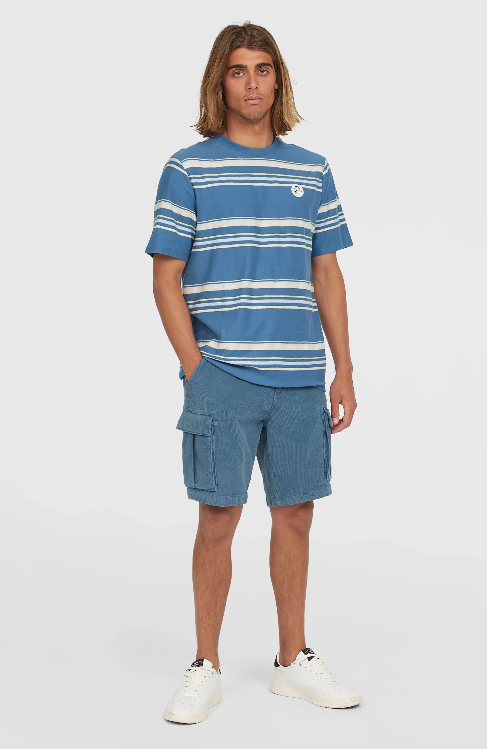 O'Riginals Cord cargoshort | Copen Blue - Afbeelding 2