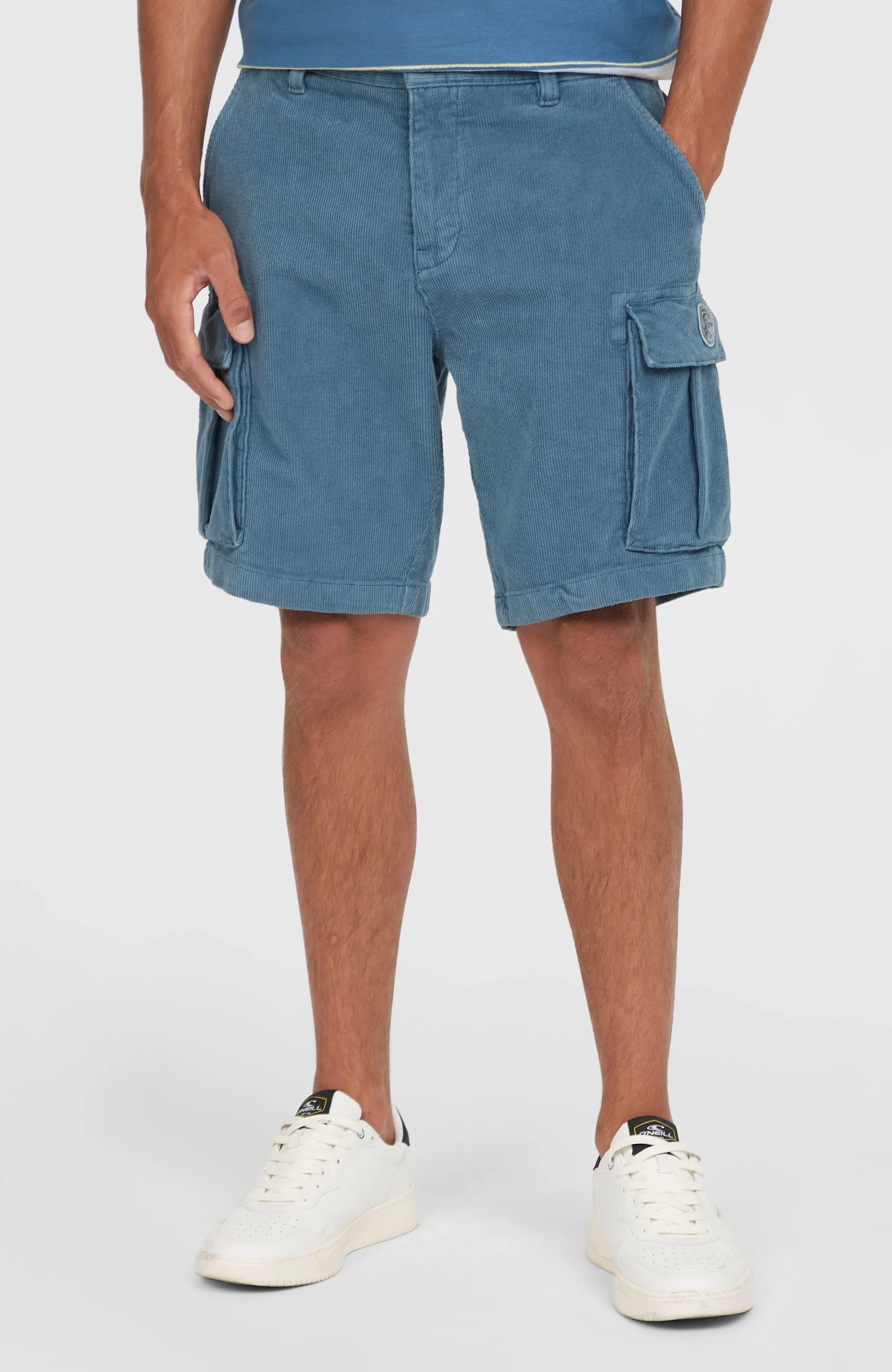 O'Riginals Cord cargoshort | Copen Blue - Afbeelding 3