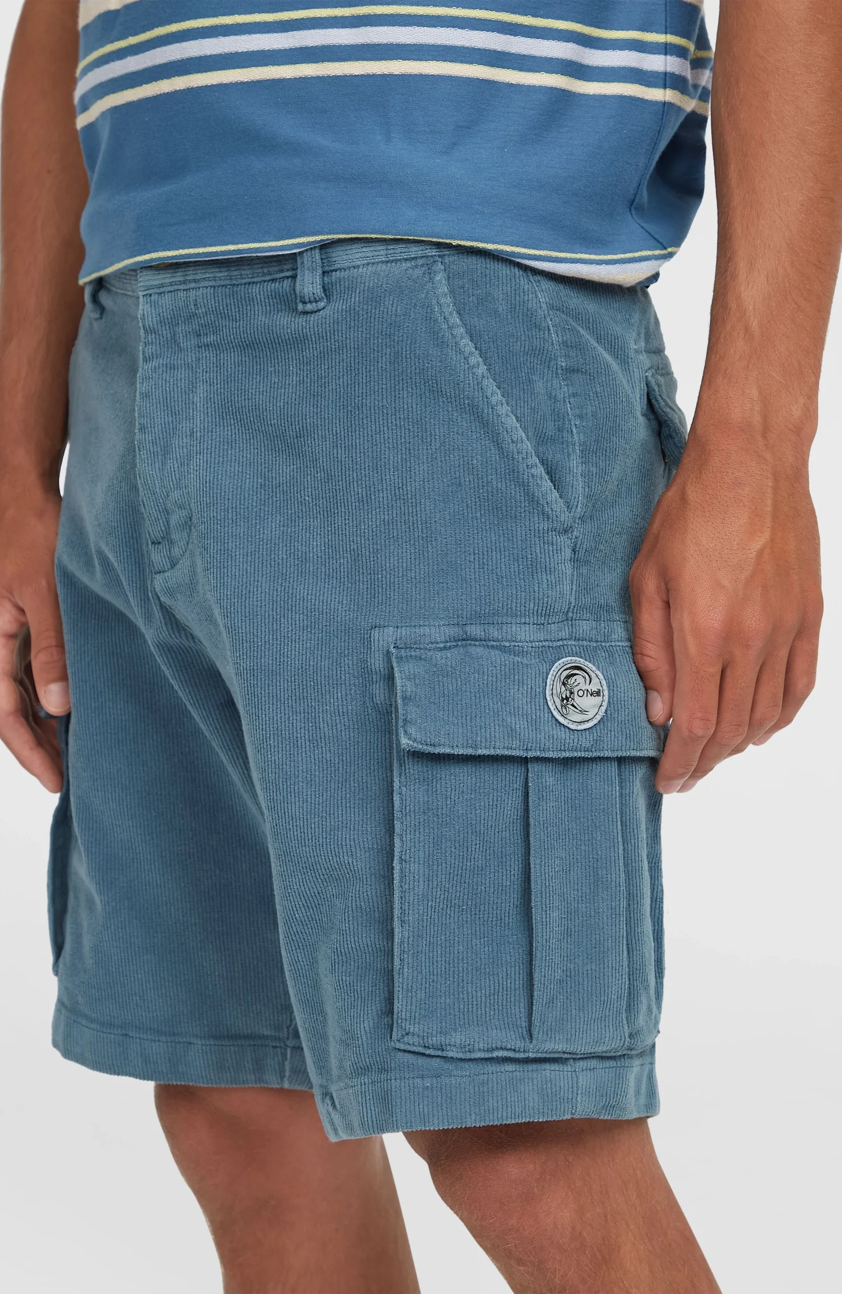 O'Riginals Cord cargoshort | Copen Blue - Afbeelding 4
