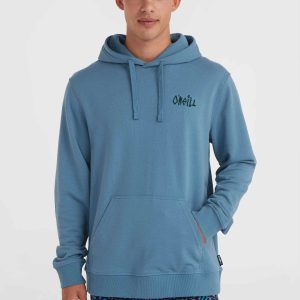 Framed hoodie | Copen Blue