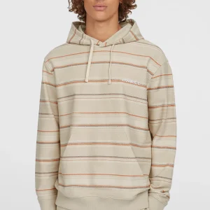Bavaro hoodie | Beige/Orange Bavaro Stripe