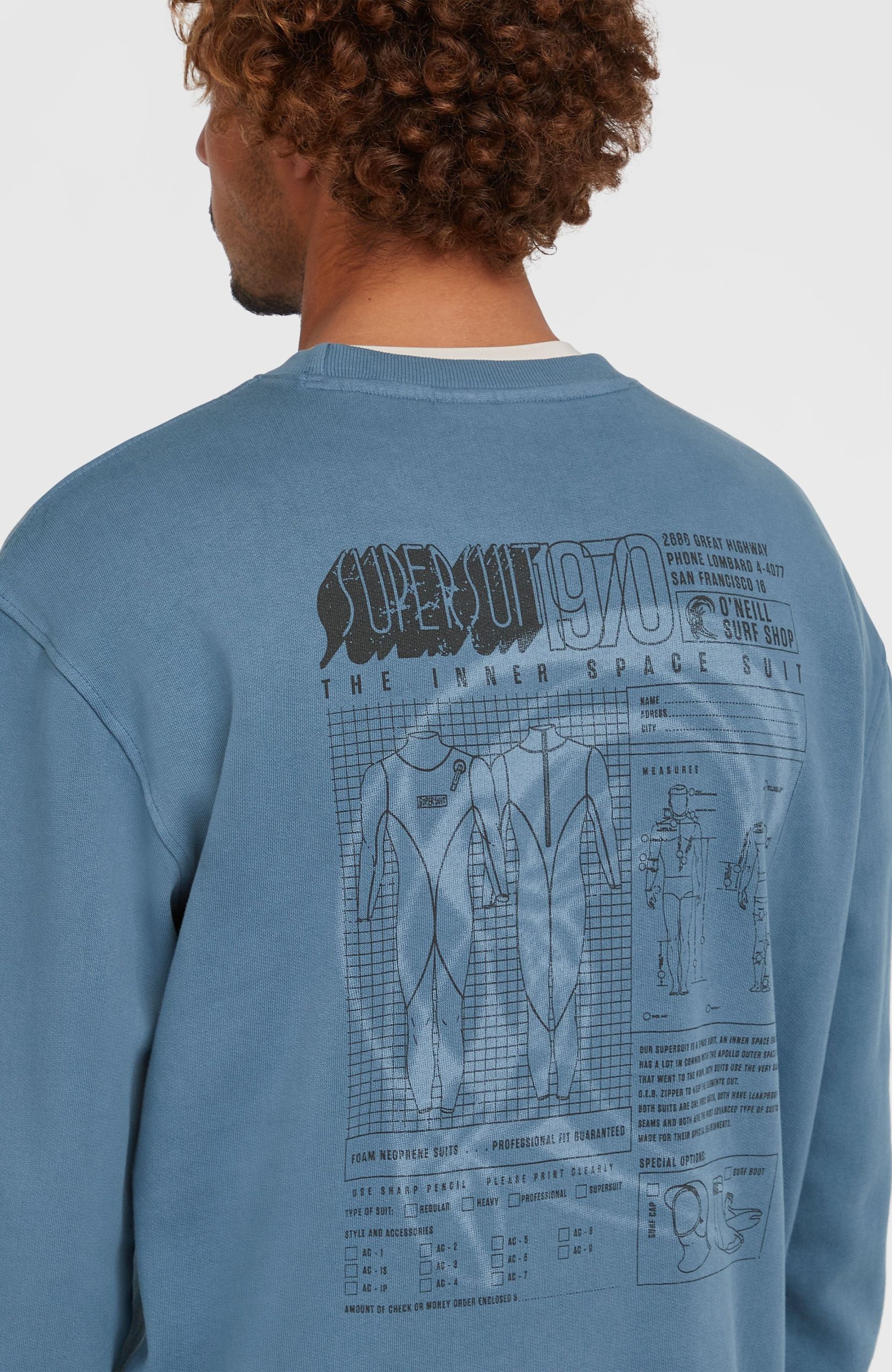 O'Riginals Crew sweater | Copen Blue - Afbeelding 4